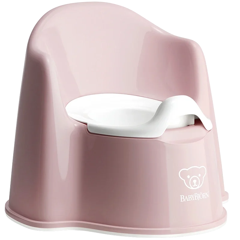 BabyBjörn Pottstol Blekrosa/Vit BabyBjörn