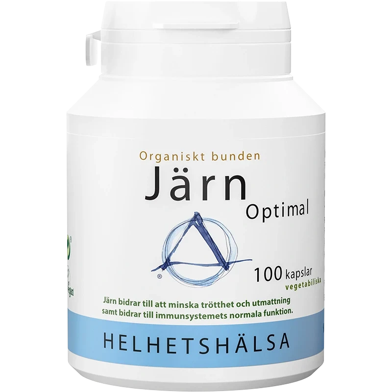 Helhetshälsa JärnOptimal 25 mg 100 kapslar Helhetshälsa