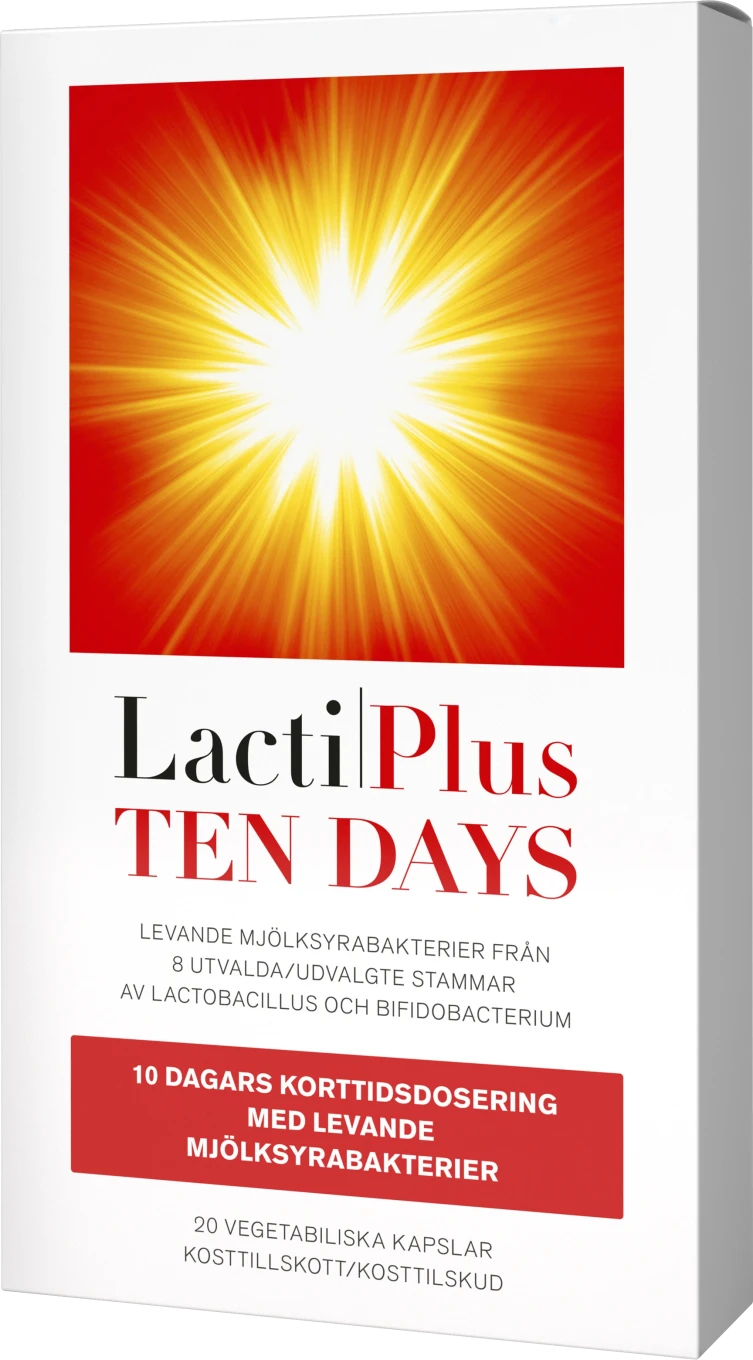 LactiPlus Ten Days 20 kapslar Lactiplus