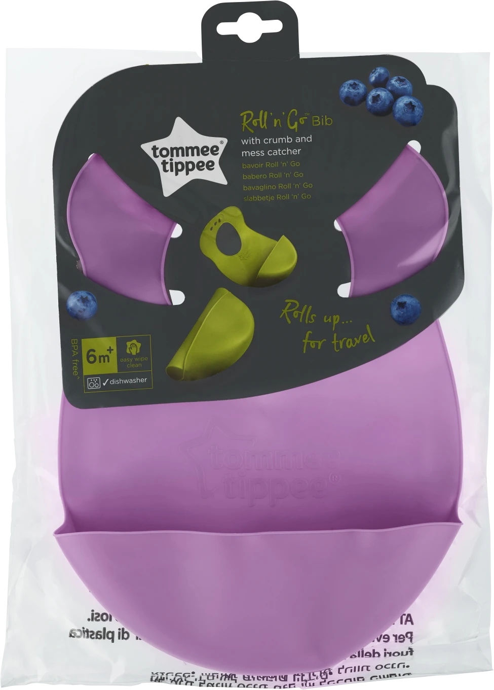 Tommee Tippee Explora Roll´n Go Bib haklapp, blandade färger Tommee Tippee