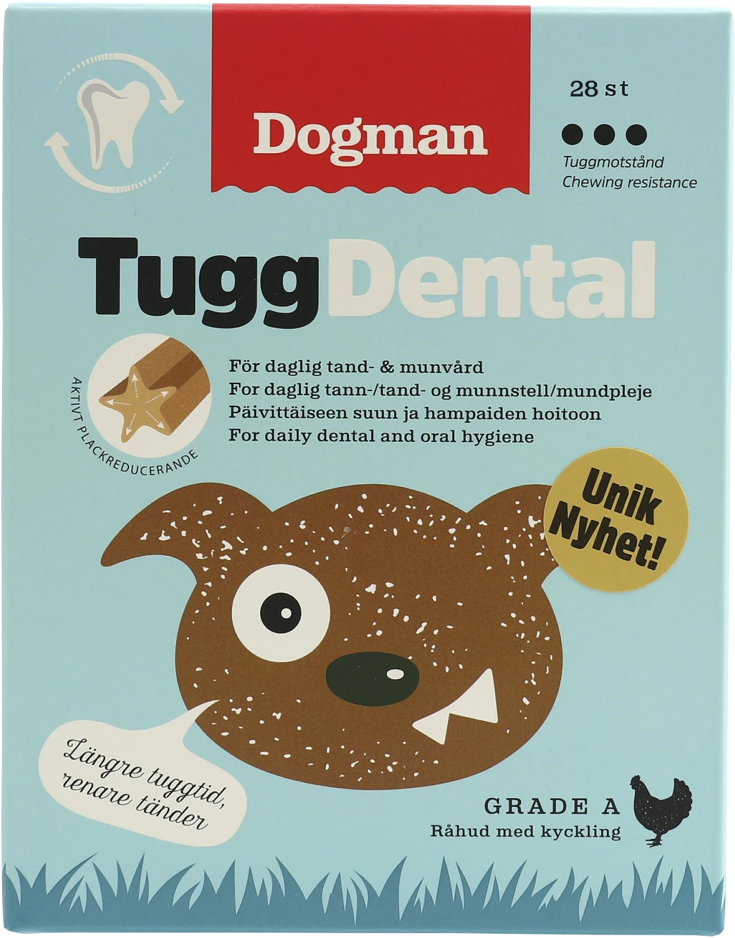 Dogman Tugg Dental med Kyckling 28-pack Dogman
