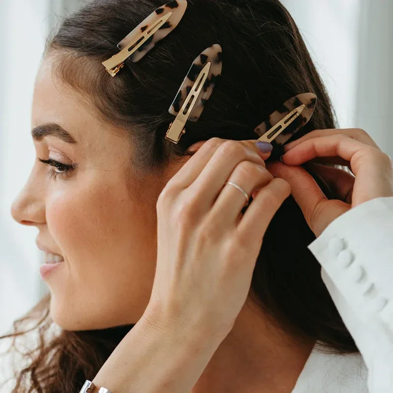 ByBarb Makeup Hair Clips Sköldpaddsfärgade 4 st ByBarb