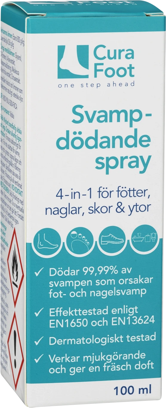CuraFoot Svampdödande Spray 100 ml Curafoot