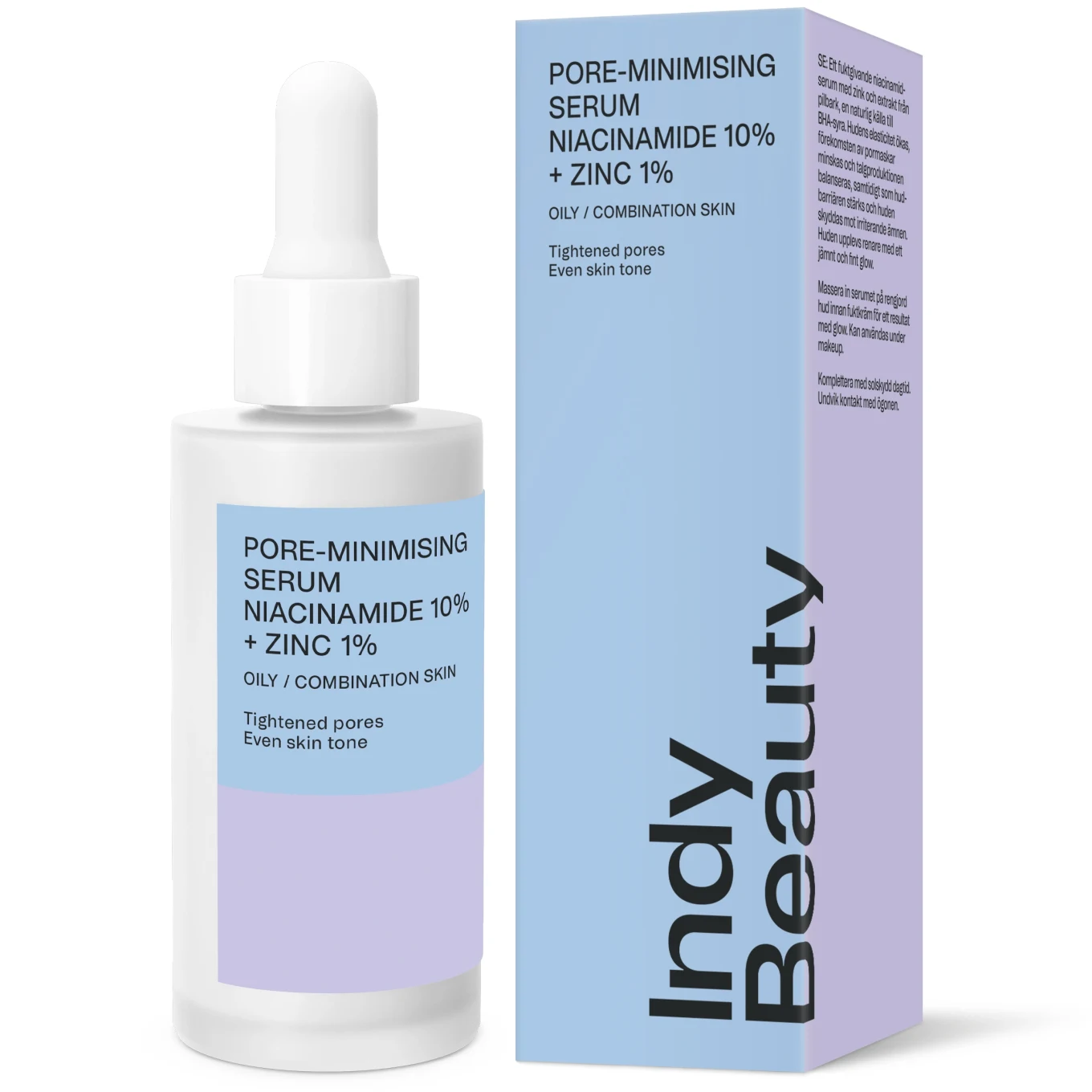 Indy Beauty Pore-minimising Serum Niacinamide 10%+Zinc 1% 30 ml Indy Beauty