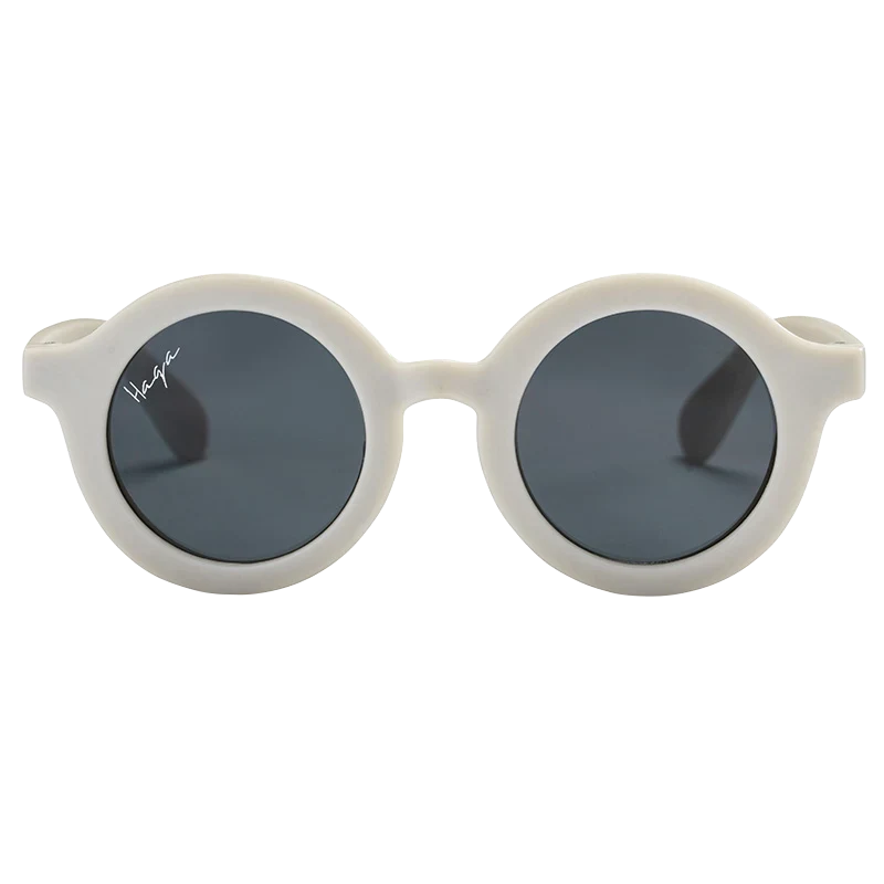Haga Eyewear Solglasögon Dots Beige Grey lens Haga Optik