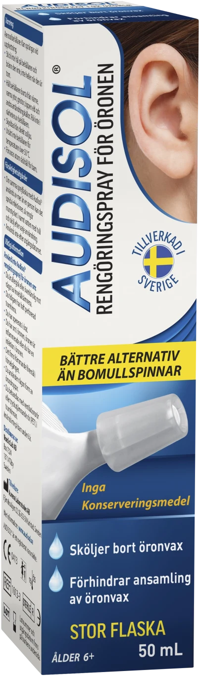 Audisol Rengöringspray Öron 50 ml Audisol