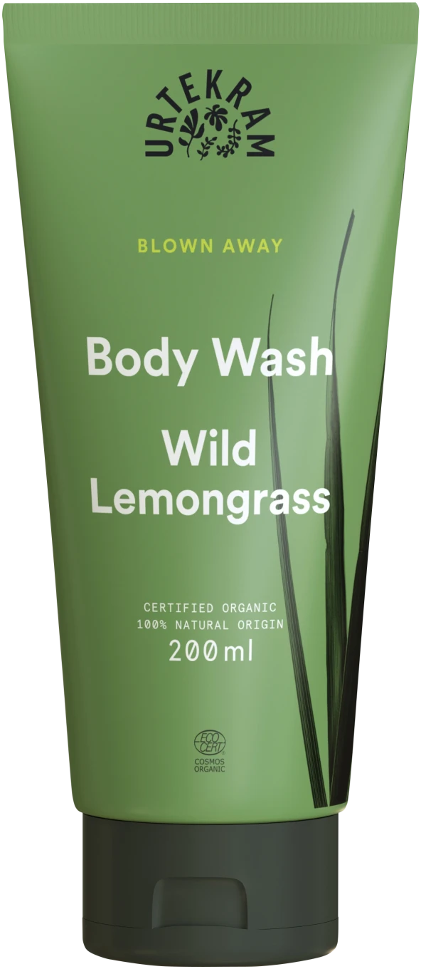 Urtekram Blown Away Wild Lemongrass Body Wash 200 ml Urtekram