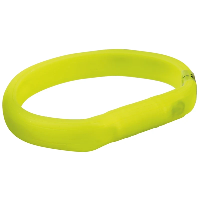 Trixie Flash Light Band USB M-L: 50 cm/17 mm Limegrön Trixie