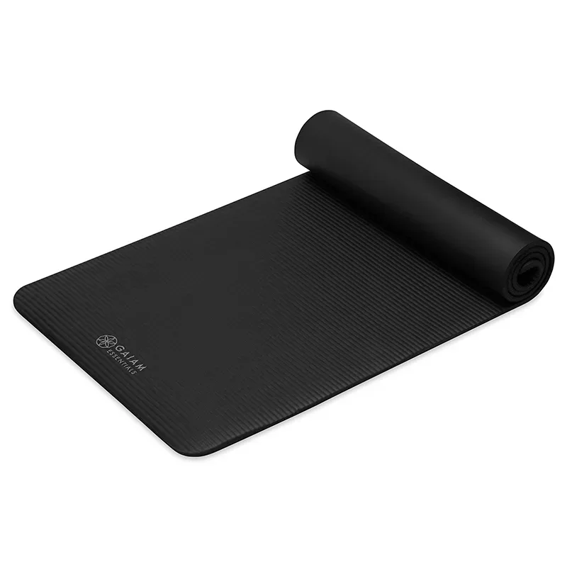 Gaiam Essentials Fitness Mat 10 mm Black Gaiam