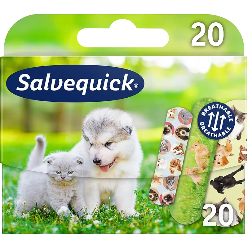 Salvequick Animals barnplåster 20 st Salvequick