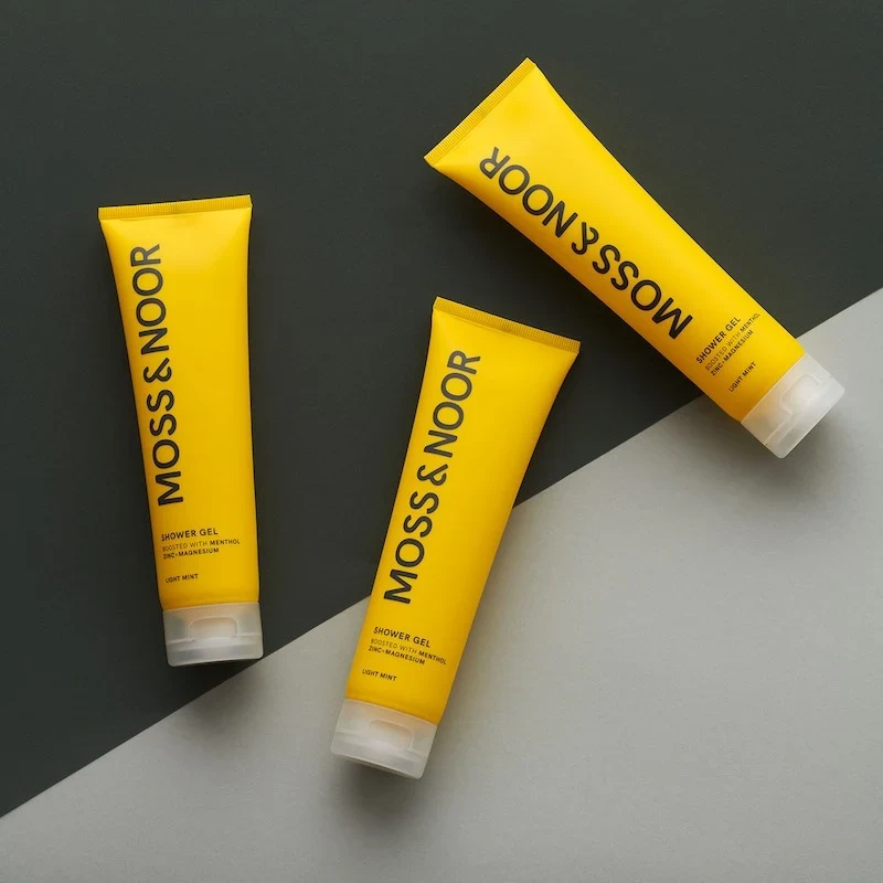 Moss & Noor After Workout Shower Gel Light Mint 3-pack Moss & noor