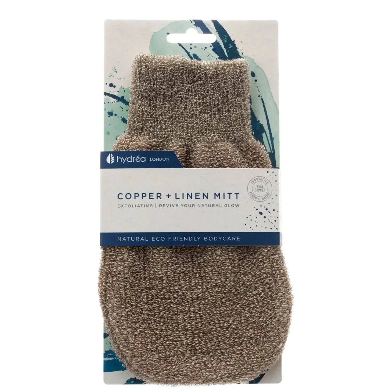 Hydrea London Organic Linen Mitt with Copper Hydrea London