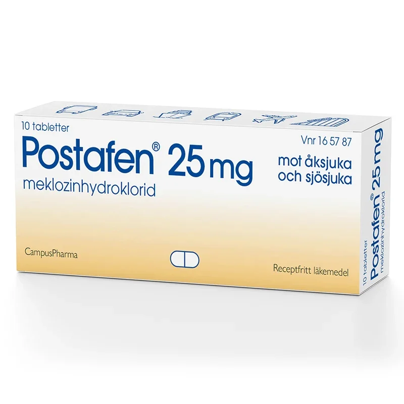 Postafen tablett 25 mg 10 st Postafen