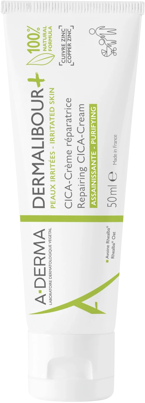 A-Derma Dermalibour+ Repairing Cica Cream 50 ml A-Derma
