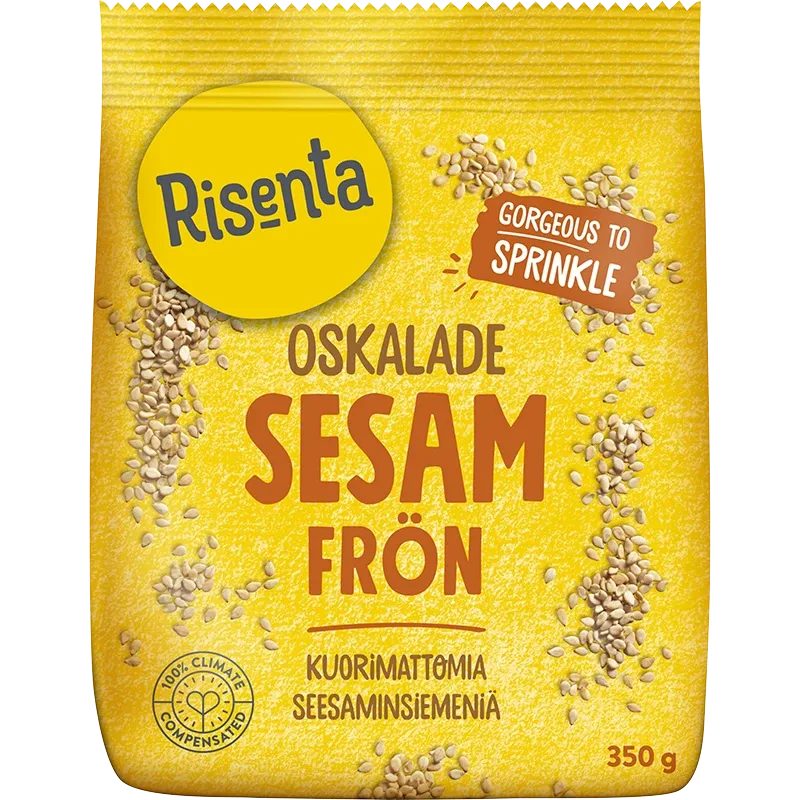 Risenta Sesamfrön Oskalade 350 g Risenta