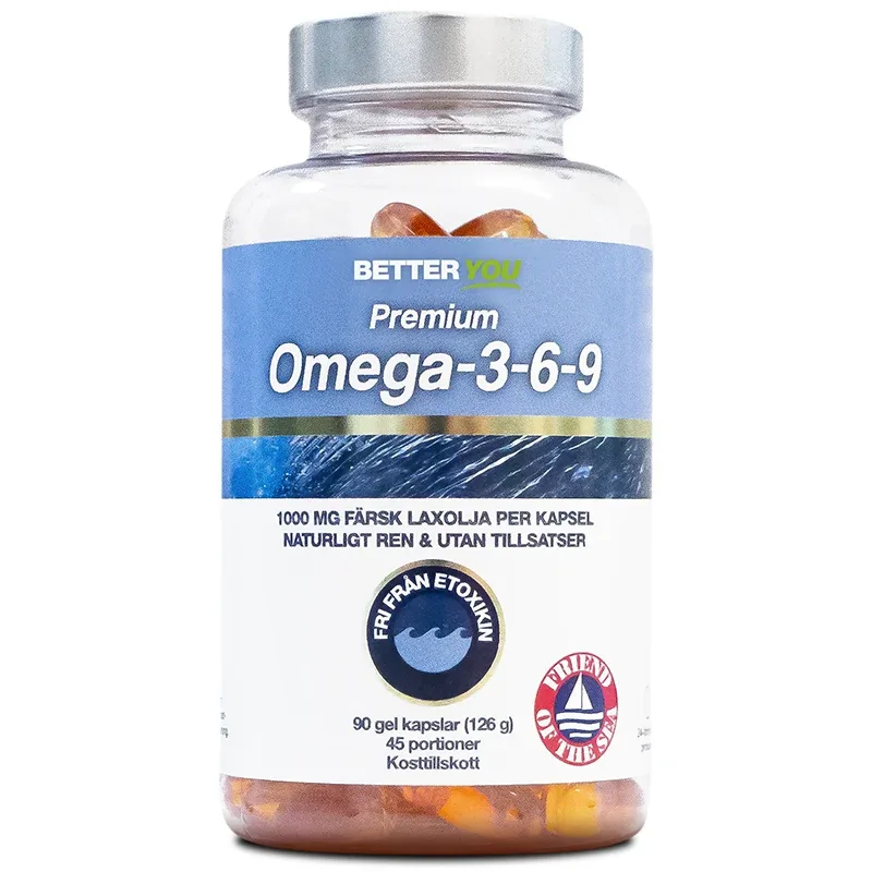 Better You Premium Omega-3-6-9 90 kapslar Better You