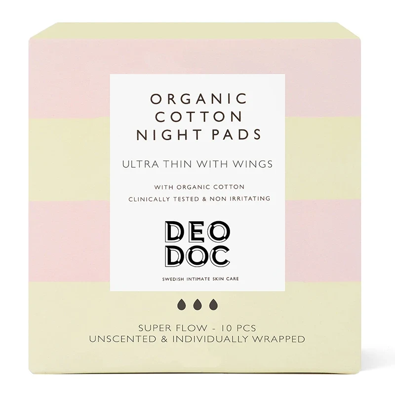 DeoDoc Ekologisk Nattbinda 10 st DeoDoc
