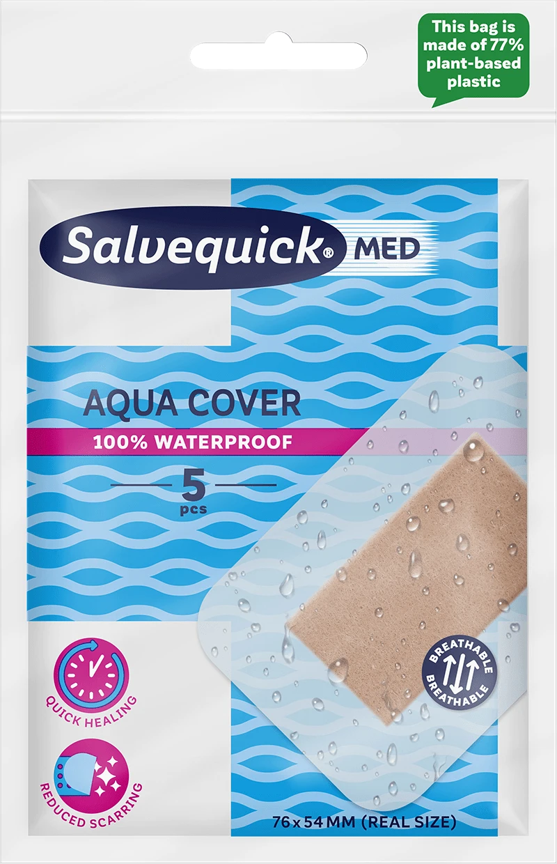 Salvequick MED Aqua Cover 5 st Salvequick