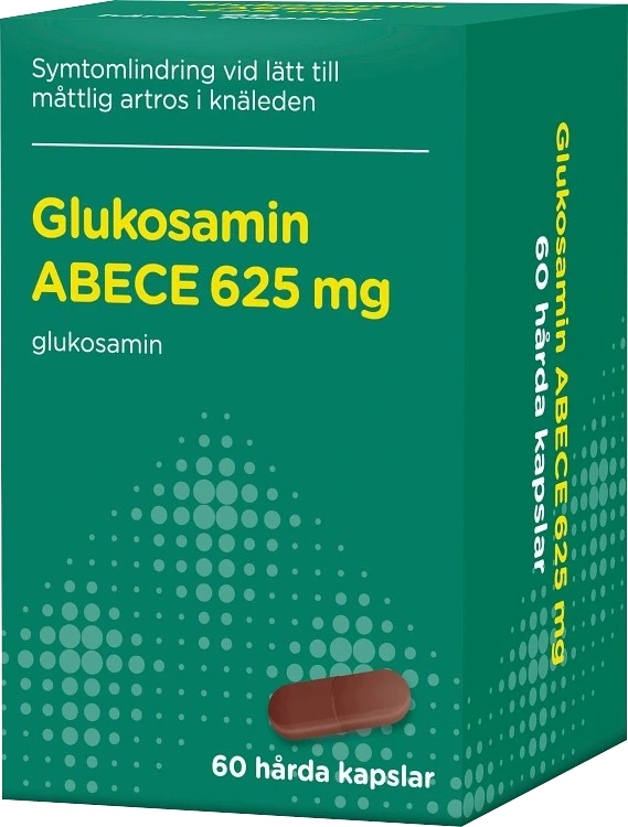 Glukosamin ABECE Kapsel hård 625 mg 60 st ABECE