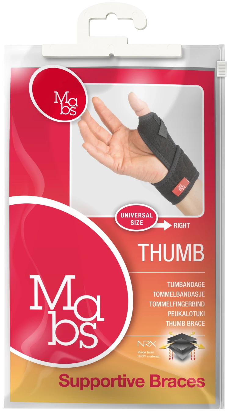 Mabs Tumbandage Höger Svart Mabs