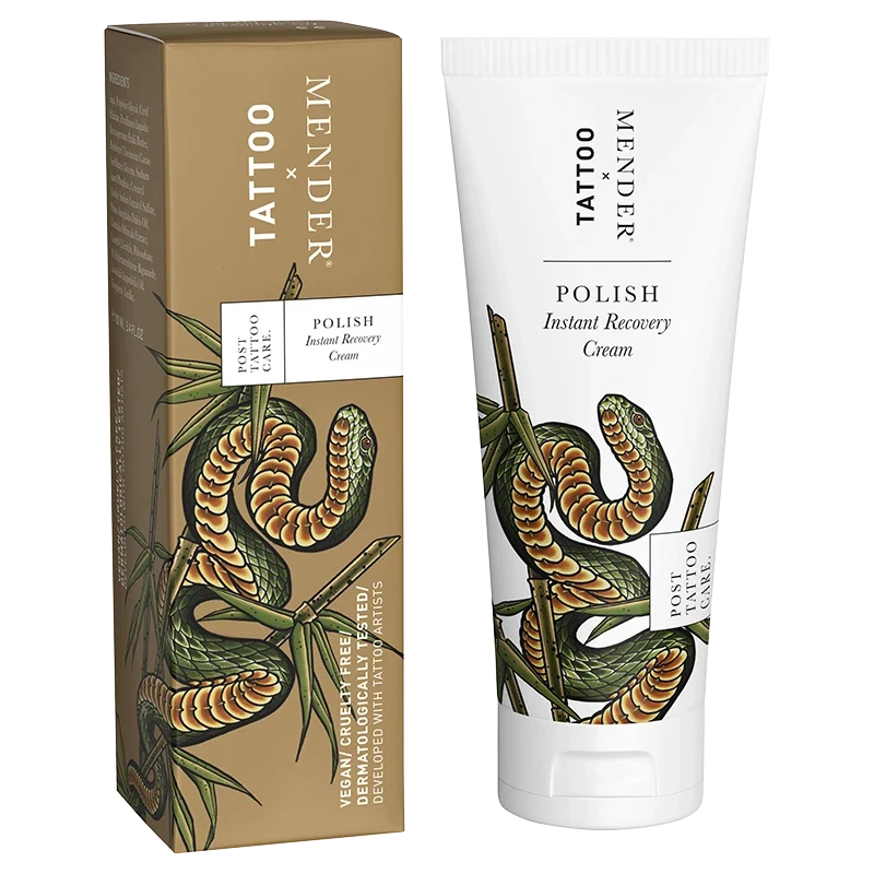 Tattoo Mender Polish: Instant Recovery Cream 100 ml Tattoo Mender