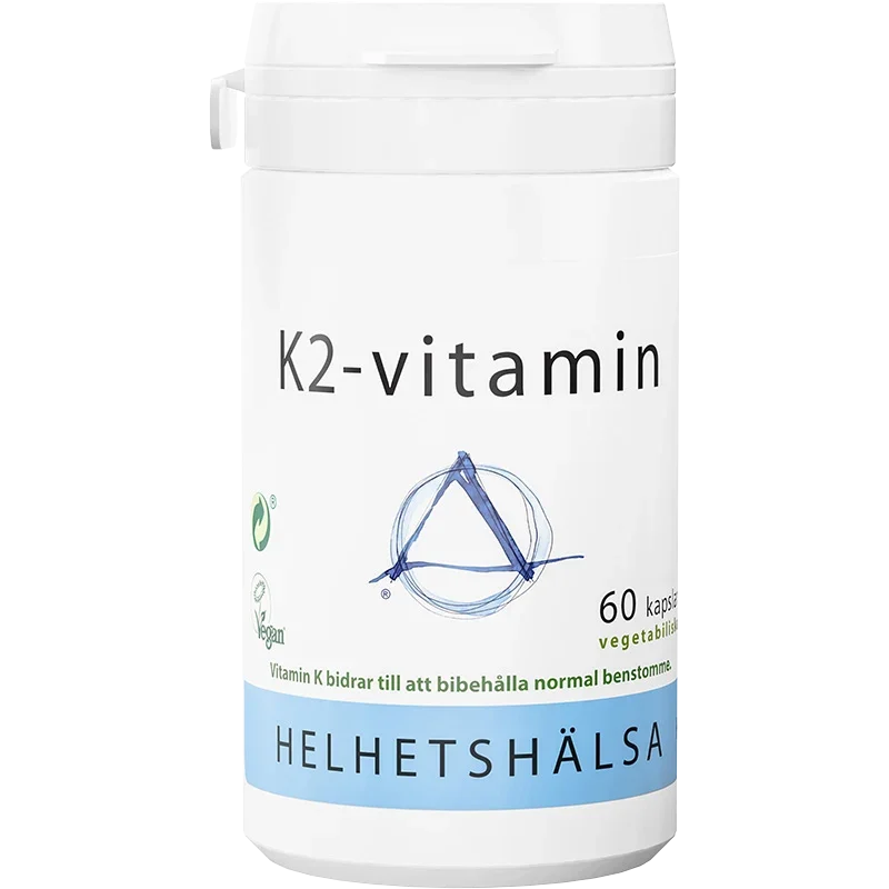 Helhetshälsa K2-vitamin 100 µg 60 kapslar Helhetshälsa