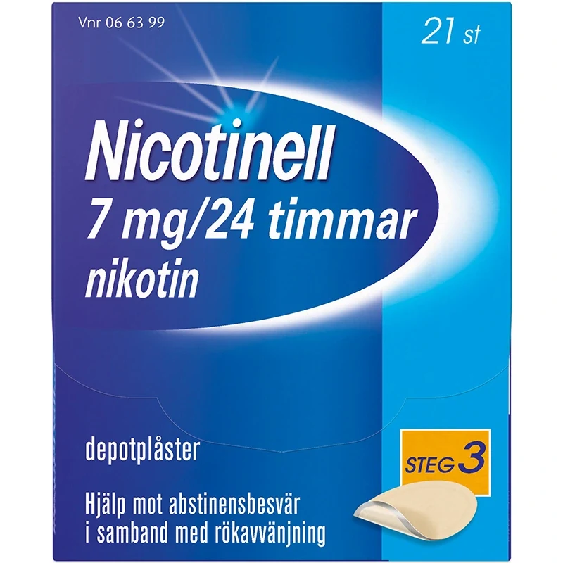 Nicotinell depotplåster 7 mg/24 timmar 21st Nicotinell