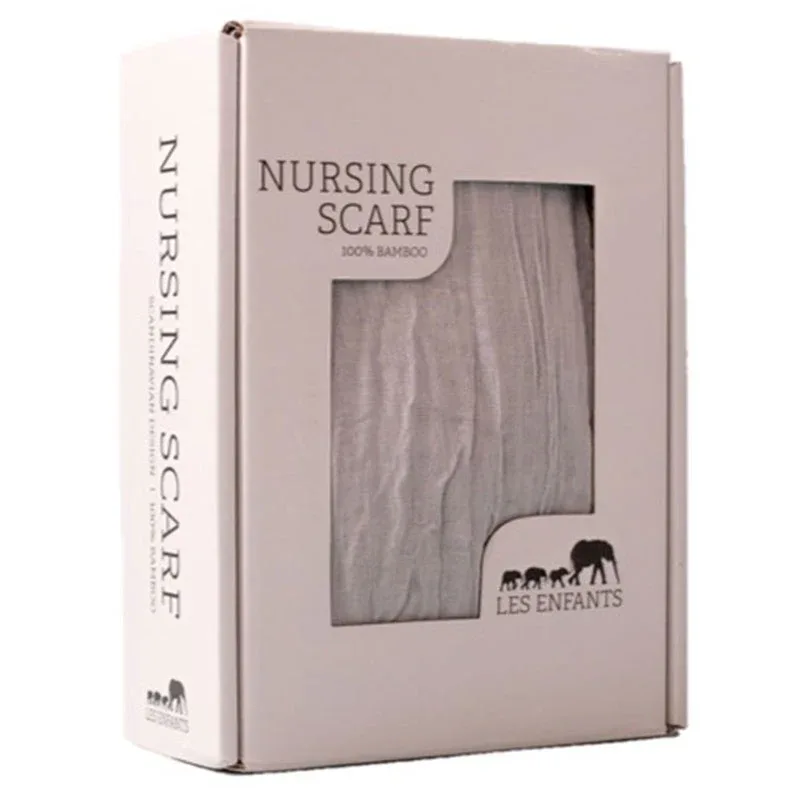 Les Enfants Nursing Scarf Grå Les Enfants