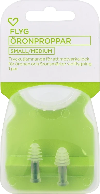 Hjärtats flygpropp small/medium 1 par Hjärtats