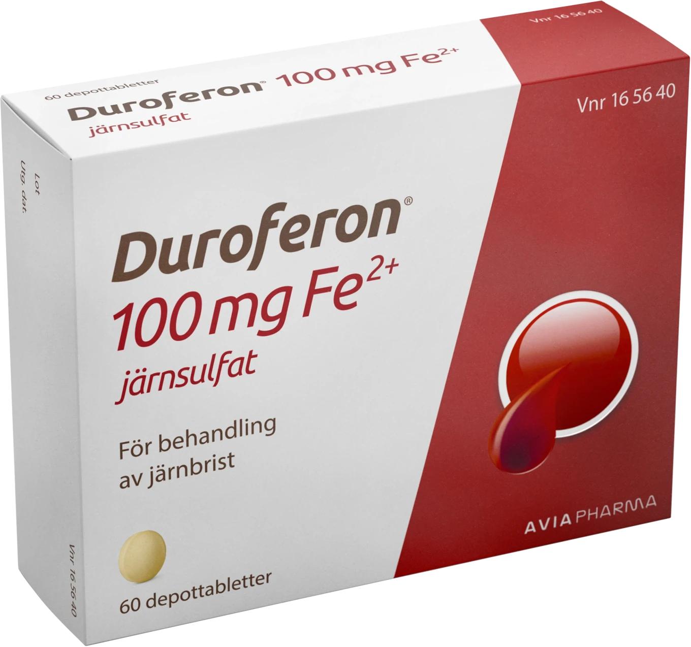 Duroferon® Depottablett 100mgFe2+ Blister, 60tabletter Duroferon
