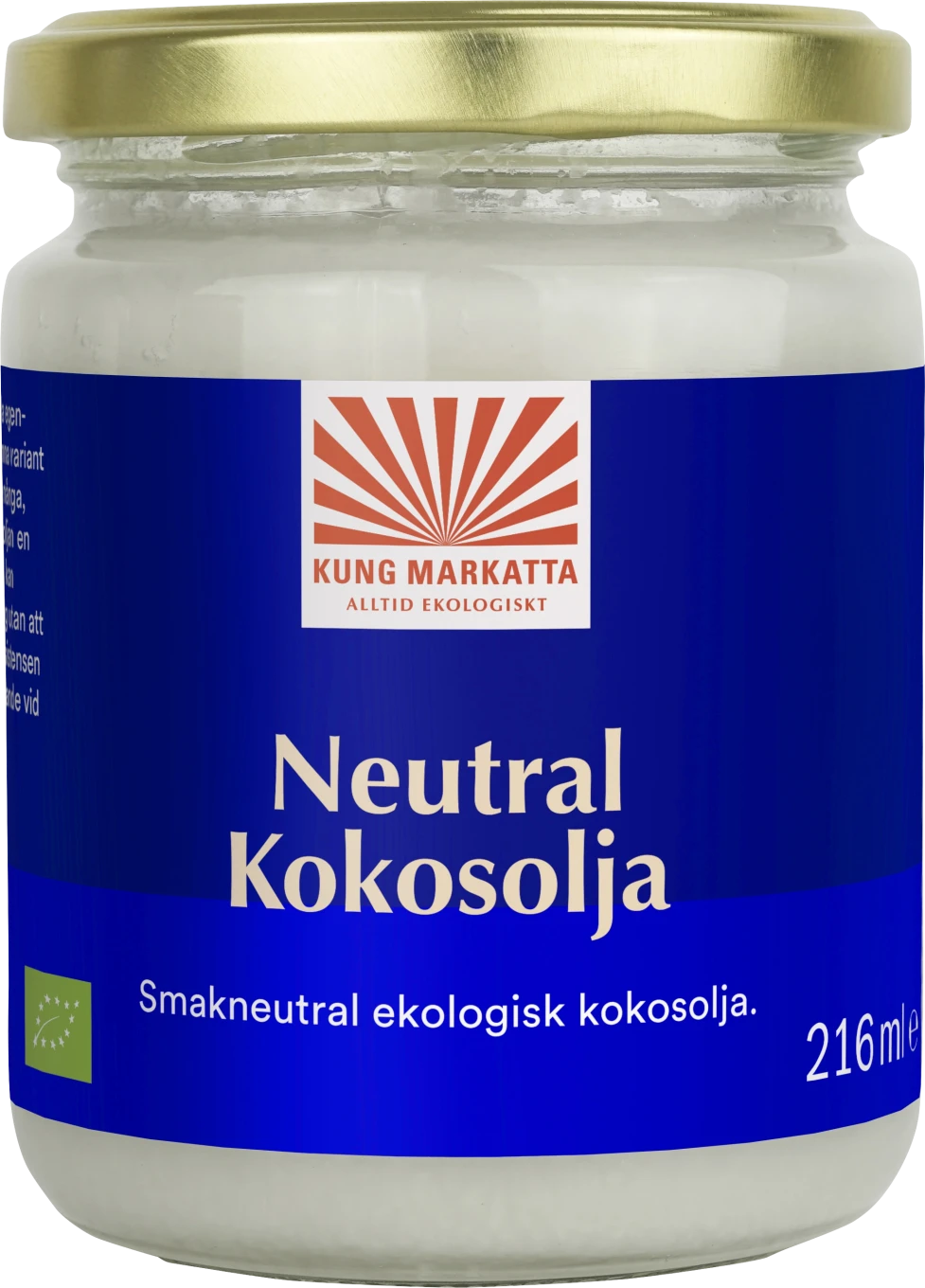 Kung Markatta Neutral Kokosolja Eko 216 ml Kung Markatta