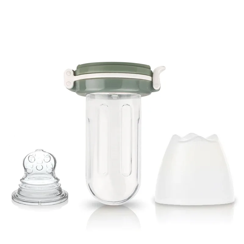 Kidsme Food Feeder med Sked Grey Kidsme