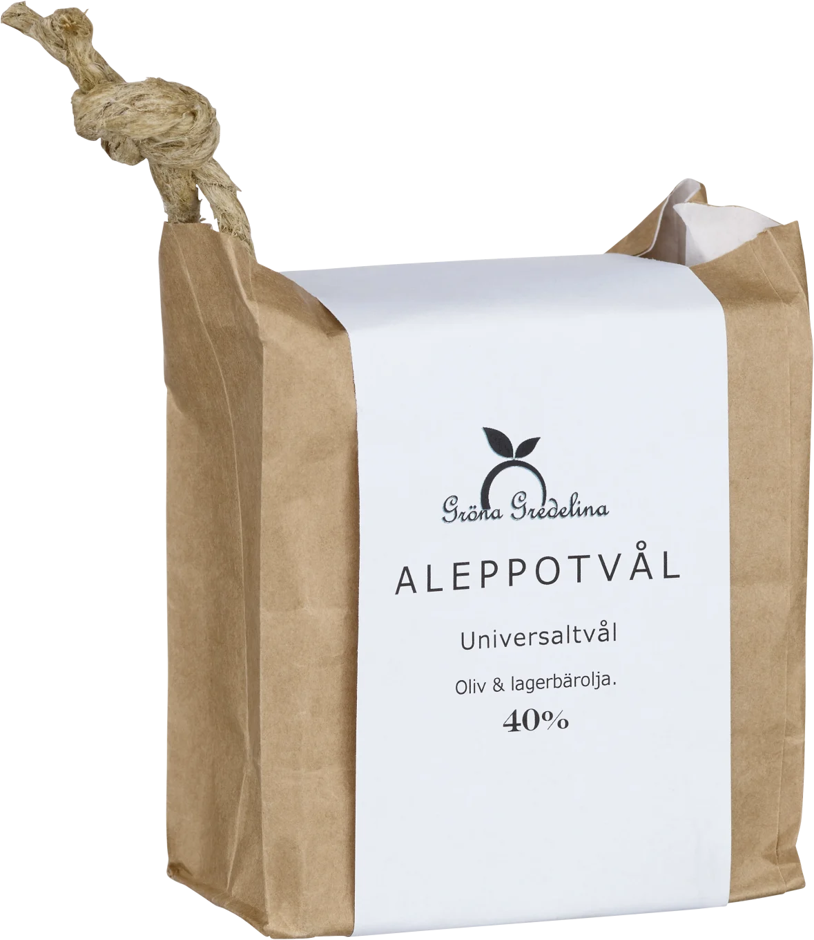 Gröna Gredelina Aleppotvål 40% Gröna gredelina