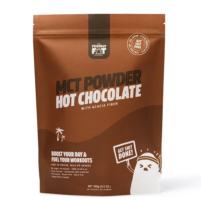 The Friendly Fat Company C8 MCT-pulver Choklad 260 g The friendly fat company