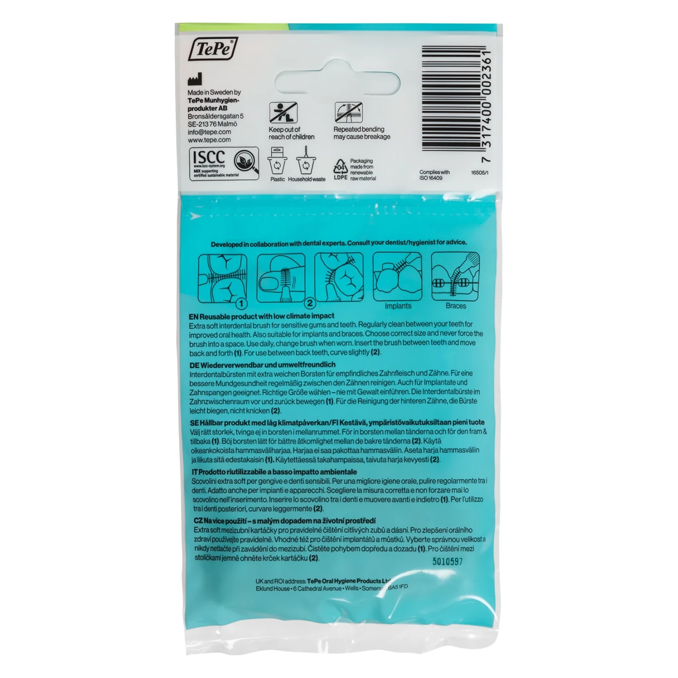 TePe mellanrumsborste extra mjuk 0,8 mm TePe