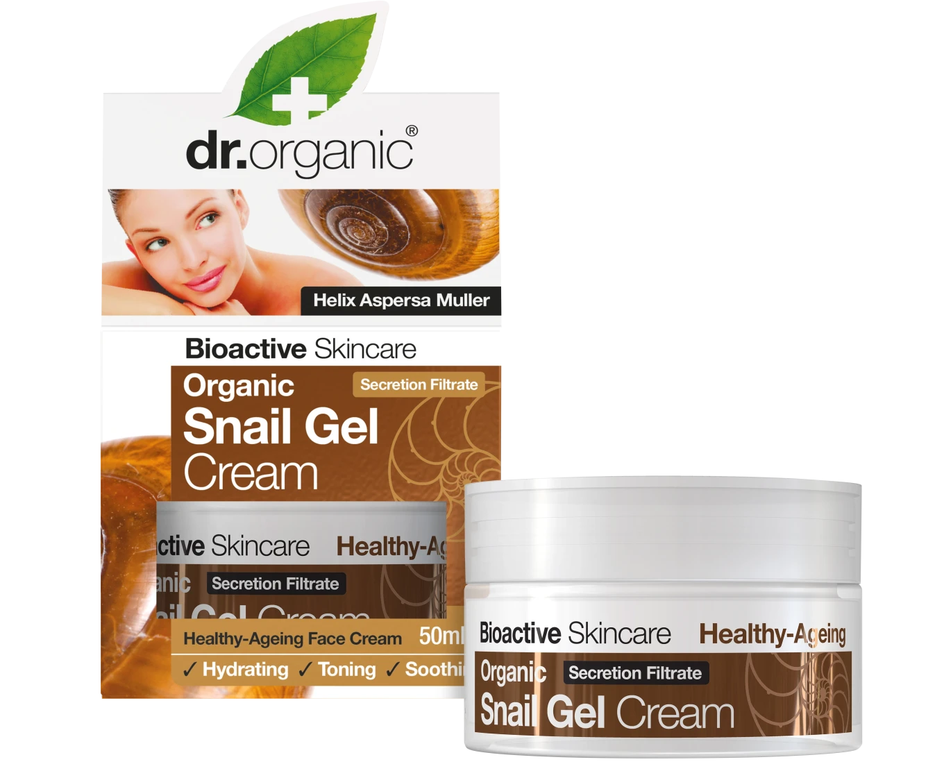 Dr.Organic Snail Gel Cream Dagkräm 50 ml Dr.Organic