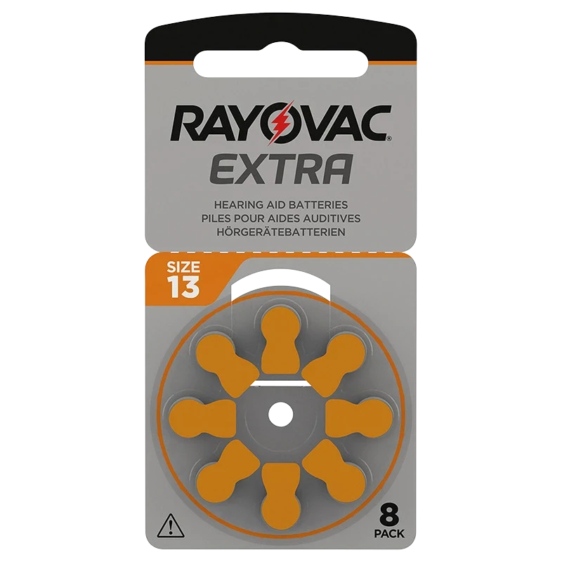 Rayovac Extra Hörapparatsbatterier 13 Orange 8st Rayovac