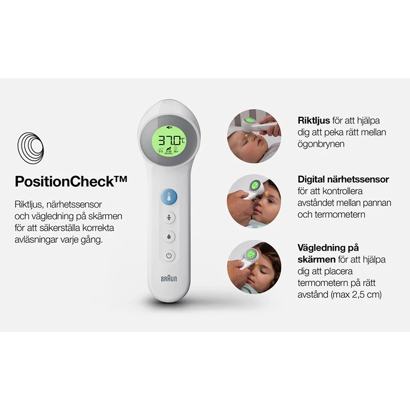 Braun Sensian 7 Panntermometer Braun