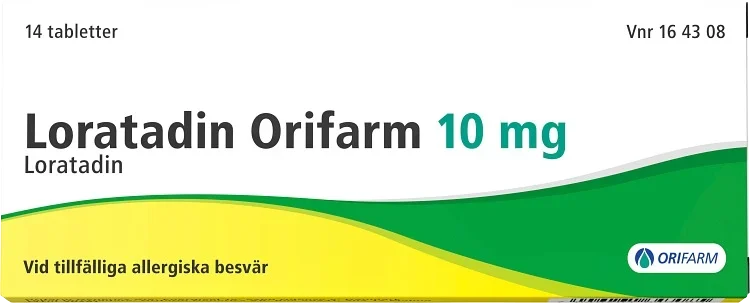 Loratadin Orifarm tablett 10 mg 14 st Orifarm