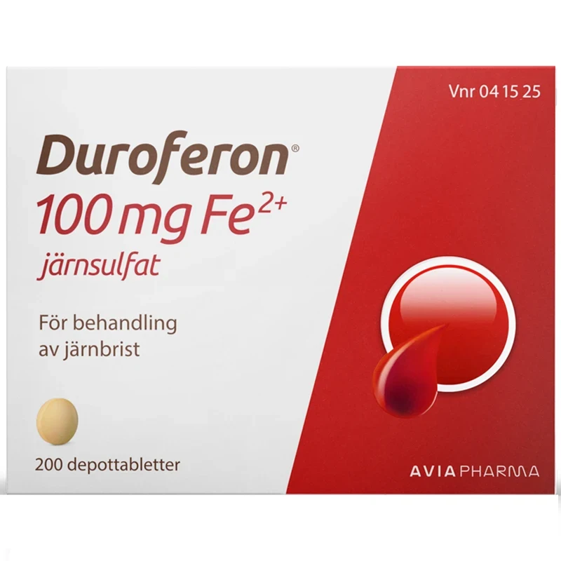 Duroferon depottablett 100 mg 200 st Duroferon