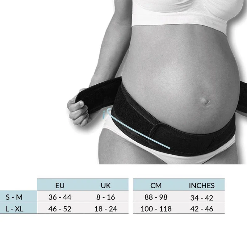 Carriwell Stödbälte Vit vid foglossningsbesvär L/XL Carriwell
