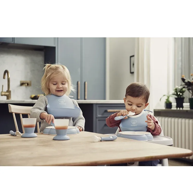 BabyBjörn Haklappsset Blekblå 2-pack Babybjörn