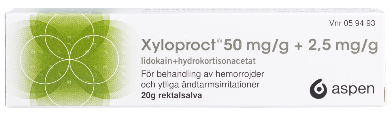 Xyloproct rektalsalva 20 g Xyloproct