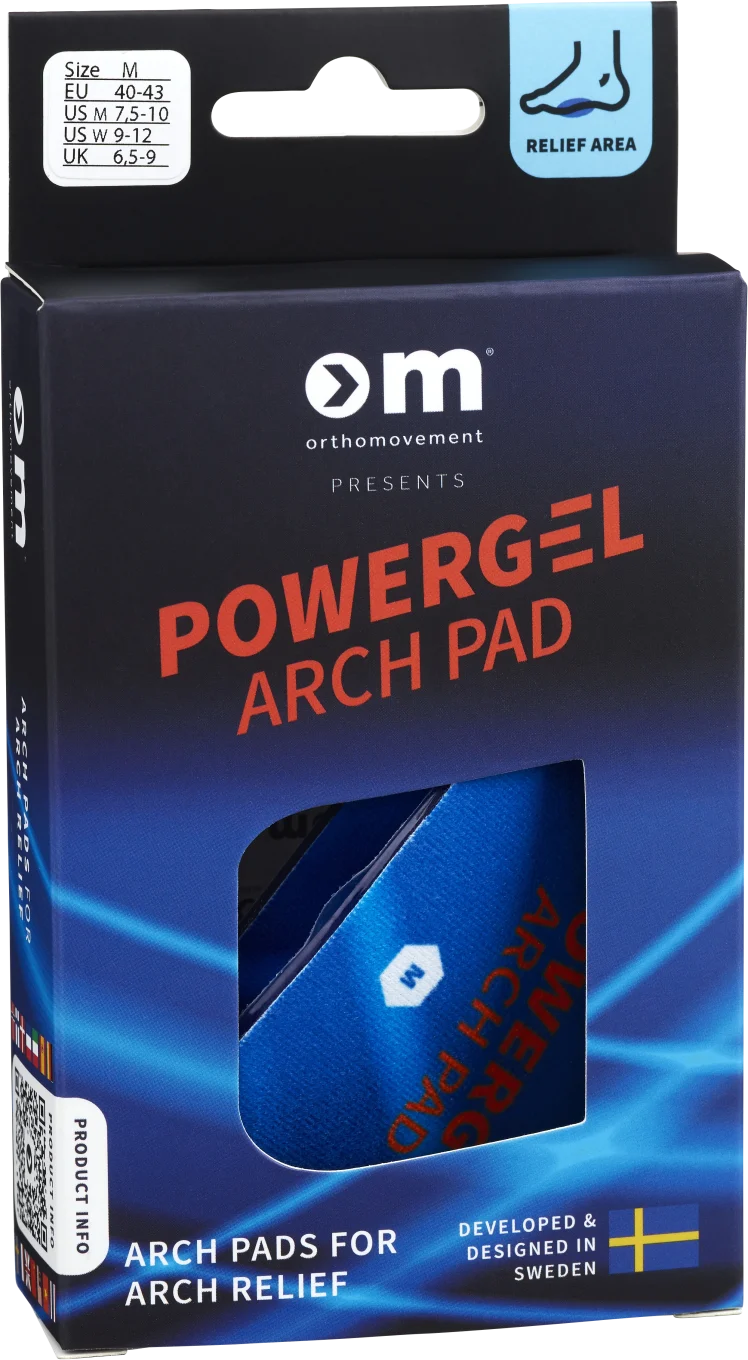 Ortho Movement Powergel Arch Pad Medium 40-43 Ortho Movement