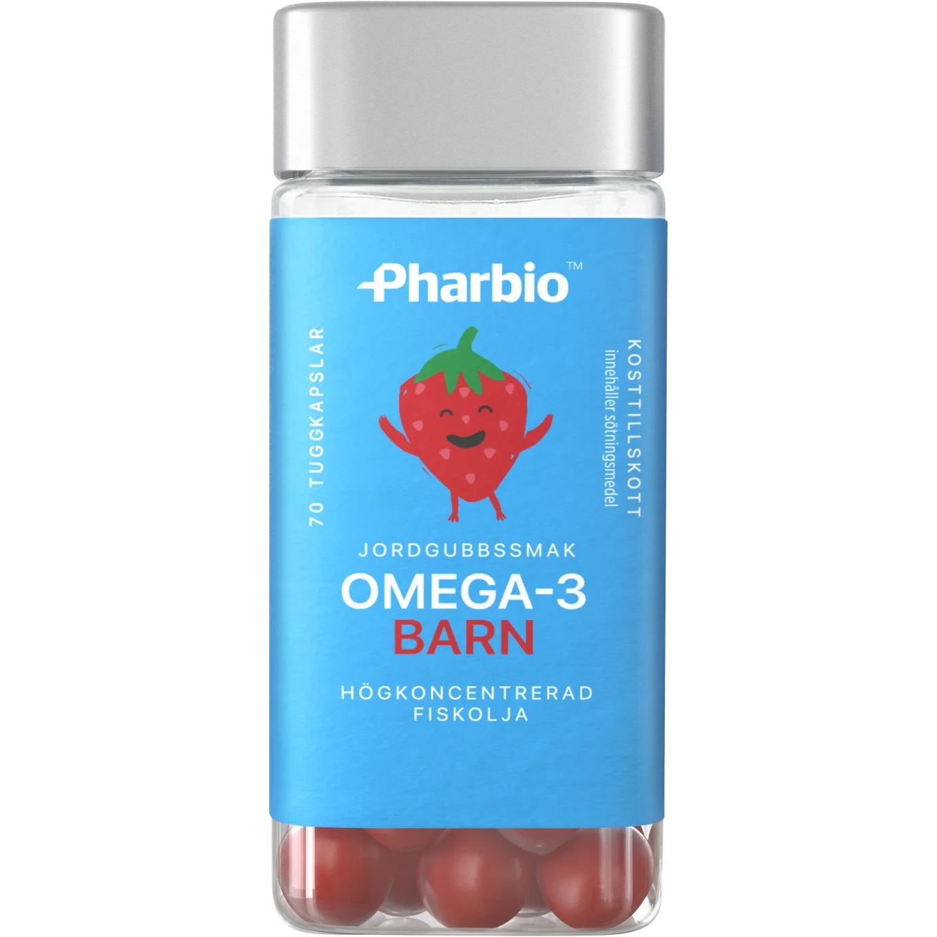 Pharbio Omega-3 Barn Kapsel 70st Pharbio