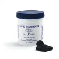 Carbo medicinalis tablett 250 mg 75 st Carbo