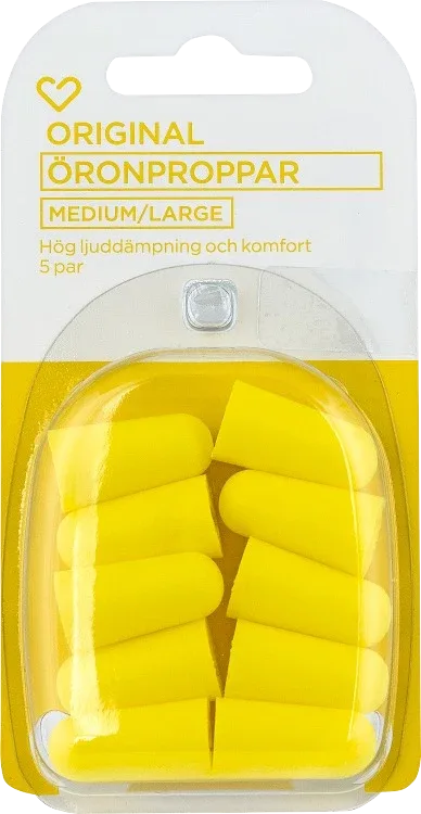 Hjärtats öronproppar medium/large 5 par Hjärtats