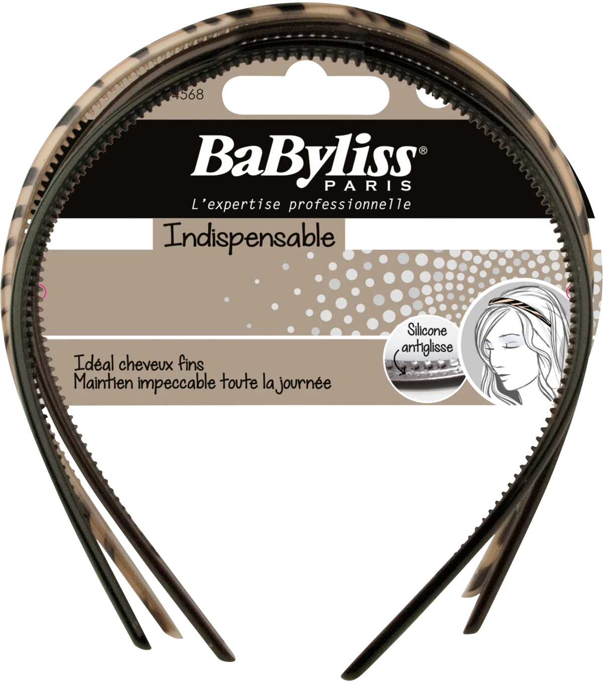 BaByliss Diadem Anti-Glid blandade färger 3 st BaByliss