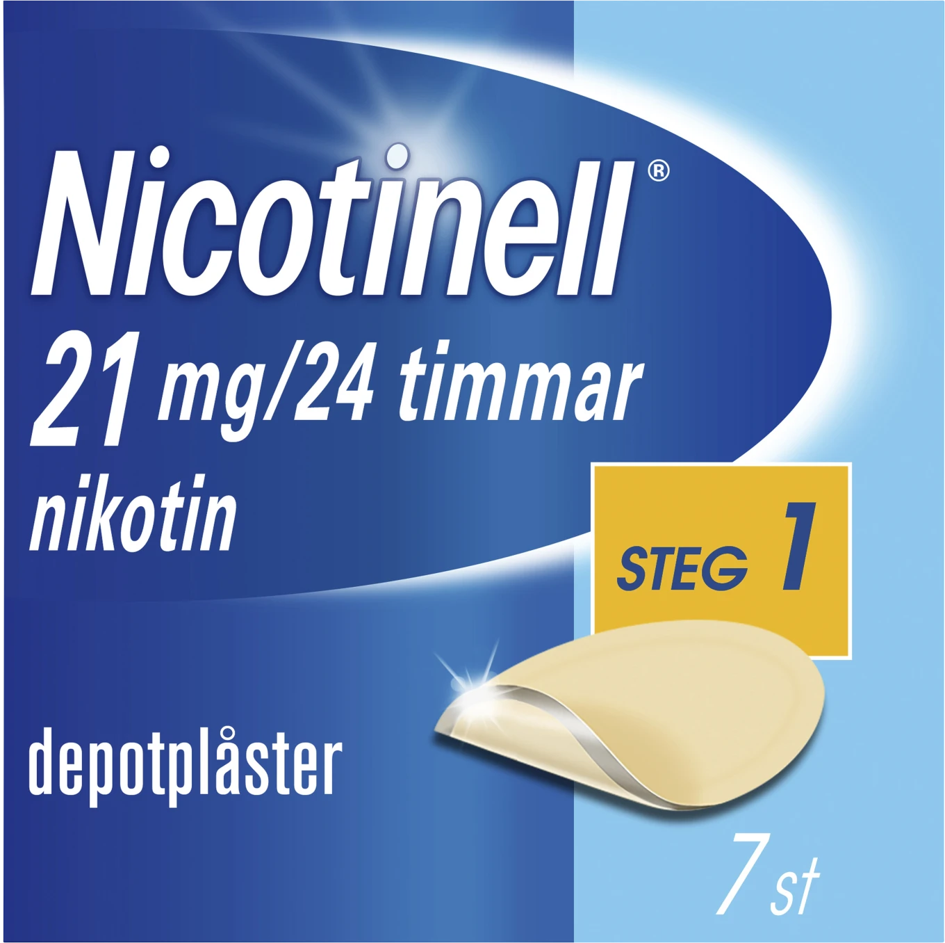 Nicotinell depotplåster 21 mg/24 timmar 7 st Nicotinell