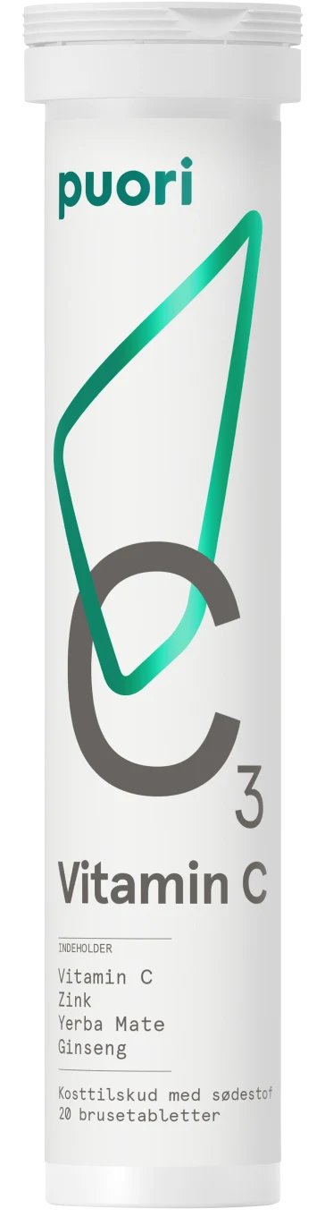 Puori C3 C-vitamin 20 brustabletter Puori